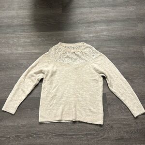 Express women’s sweater size xs light beige/cream